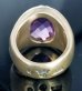 画像6: Facet Cut Change Color Purple Sapphire Signet Zaza Ring