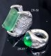 画像14: 78.50Ct Emerald Cut Fluorite Master Predator Ring