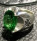 画像6: 23Ct. Green Sapphire Signet Ring