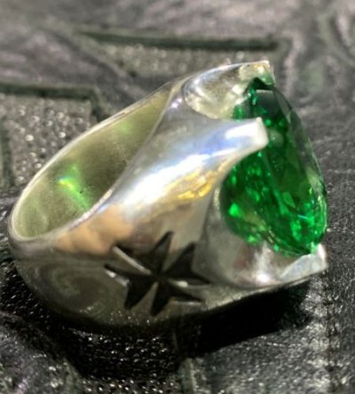 画像13: 23Ct. Green Sapphire Signet Ring