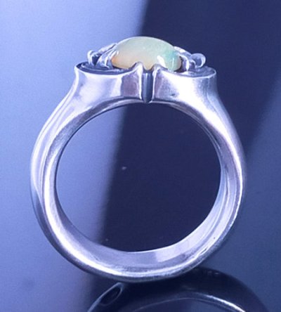 画像11: Opal On Sculpted Oval Zaza Ring