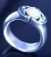画像2: Opal On Sculpted Oval Zaza Ring (2)