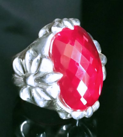 画像4: Facet Cut Ruby Zaza Ring ※21号即納品あり