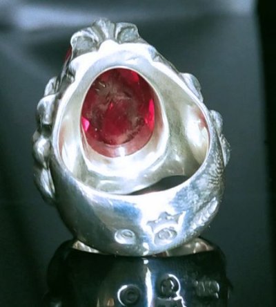 画像7: Facet Cut Ruby Zaza Ring ※21号即納品あり