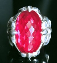 Facet Cut Ruby Zaza Ring ※21号即納品あり