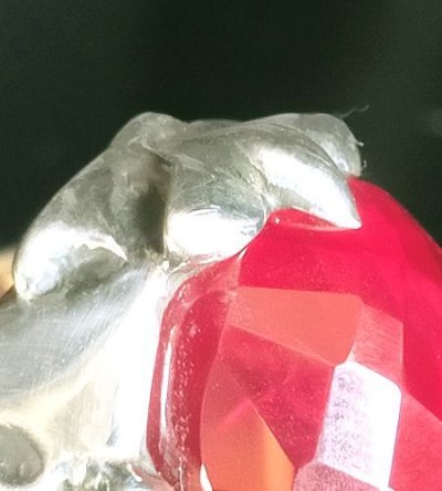 画像10: Facet Cut Ruby Zaza Ring ※21号即納品あり