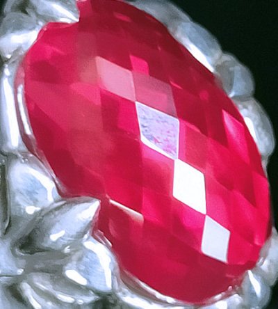 画像13: Facet Cut Ruby Zaza Ring ※21号即納品あり