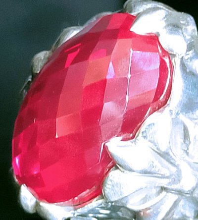画像9: Facet Cut Ruby Zaza Ring ※21号即納品あり