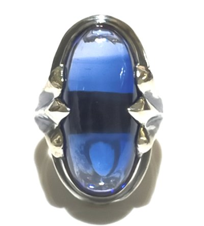 画像1: Blue Sapphire Zaza Ring