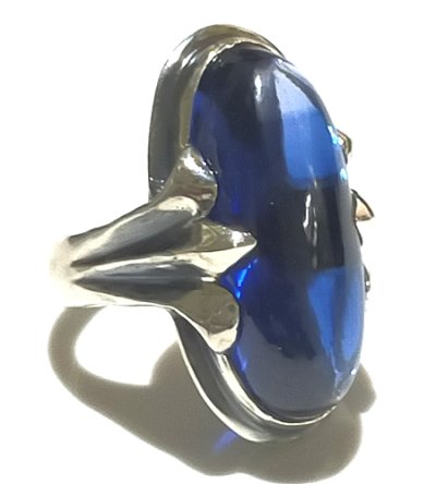 画像2: Blue Sapphire Zaza Ring