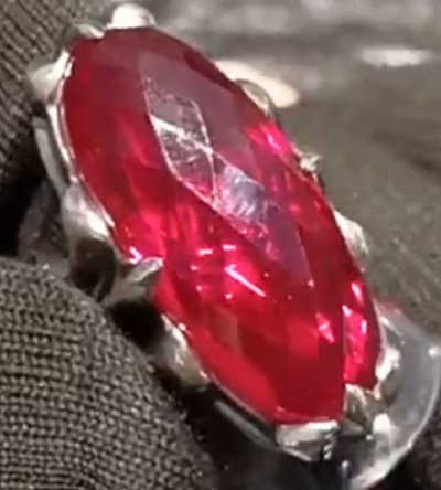 画像7: Facet Cut Ruby Zaza Ring