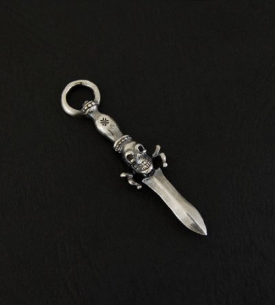 画像2: Quarter Dagger With Skull Pendant