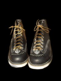 Short Boots With Skull Wing