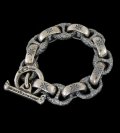 H.W.O & Chiseled Anchor Links Bracelet