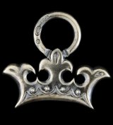 Large Crown Pendant With Loop