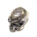 画像5: Old Large Skull Full Head Solid Ring