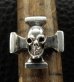 画像8: Quarter Skull On Square Hammer Cross Ring