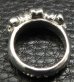 画像2: Small 4Heart Crown Ring (Platinum Finish) (2)