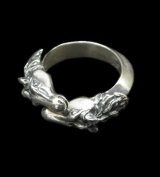 Horse Triangle Wire Bangle Ring