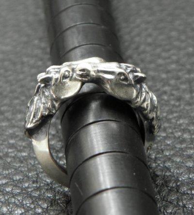 画像9: Horse Triangle Wire Bangle Ring