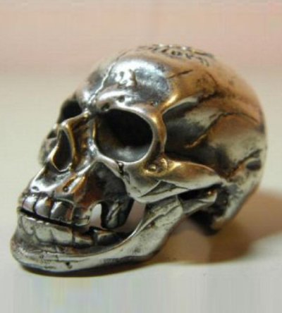 画像2: Large Skull Full Head Ring