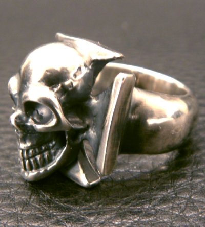 画像5: Skull Iron Cross Ring
