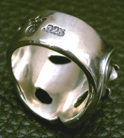 画像4: Large Sculpted Oval Roll Ring