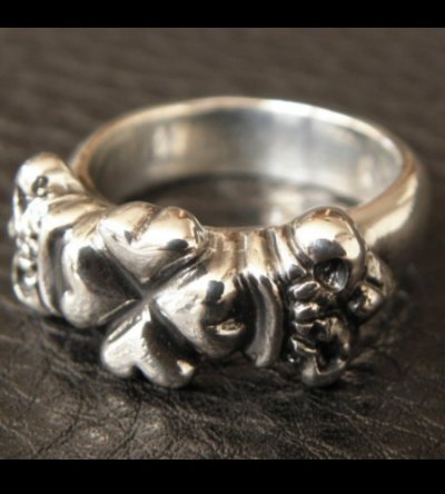 画像2: Small 4Heart Crown Ring
