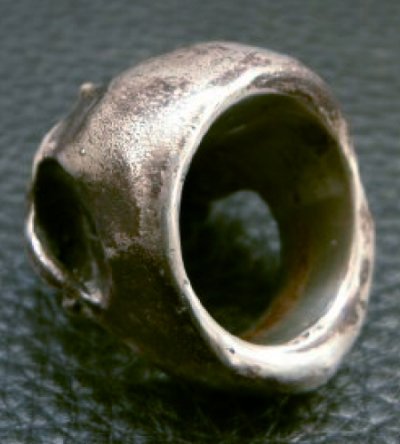 画像9: Large Skull With Jaw War Ring