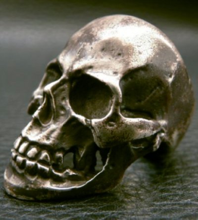 画像19: Large Skull With Jaw War Ring