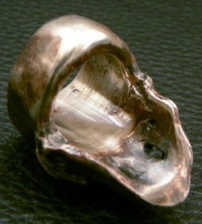 画像13: Large Skull With Jaw War Ring