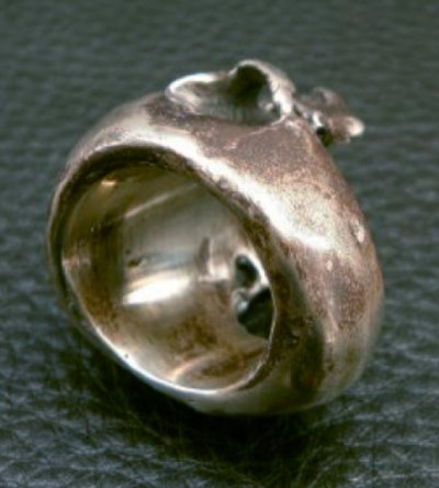 画像12: Large Skull With Jaw War Ring