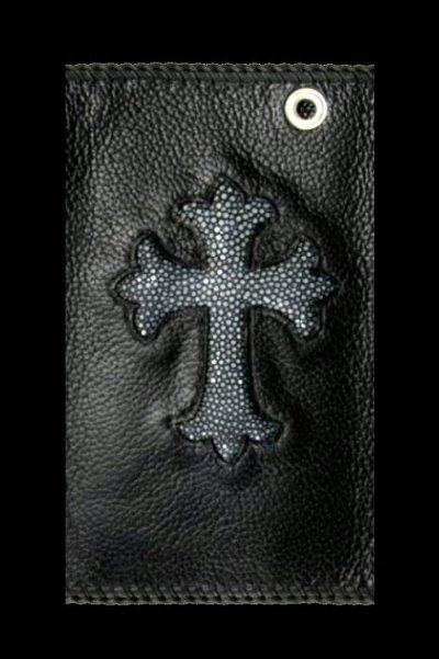 画像2: Stingray Cross Inlay Buffalo Long Wallet