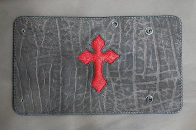 画像3: Stingray 4Heart Cross Inlay Elephant Long Wallet