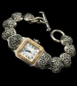 Half Size All Heart Links Watch Band For Cartier Santos