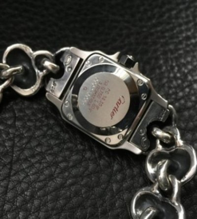 画像7: Half Size All Heart Links Watch Band For Cartier Santos
