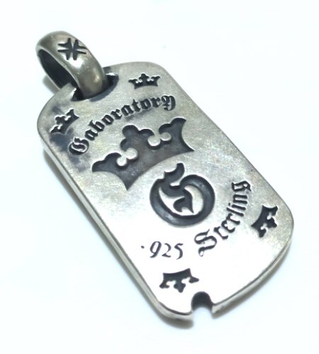 G&Crown With H.W.O Dog Tag 4.5mm Thick
