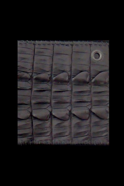 画像2: Crocodile Tail W-Spine(L) Half Wallet (2)