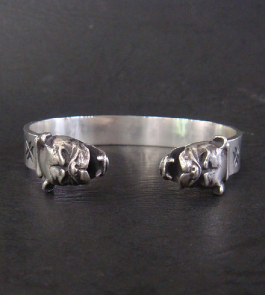 画像4: Half Bulldog Flat Bar Bangle (4)