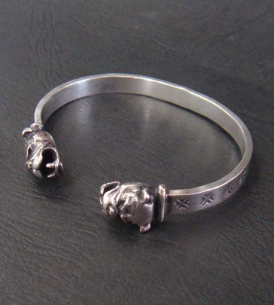 画像2: Quarter Bulldog Flat Bar Bangle (2)