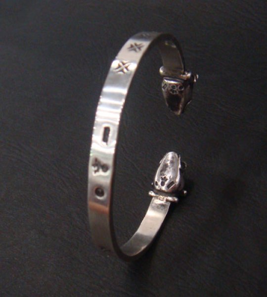 画像5: Quarter Bulldog Flat Bar Bangle (5)
