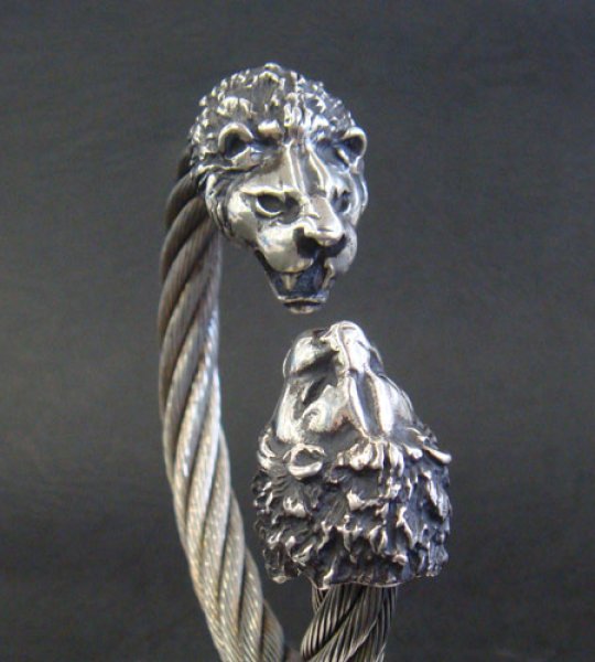 画像3: Lion Cable Wire Bangle (3)