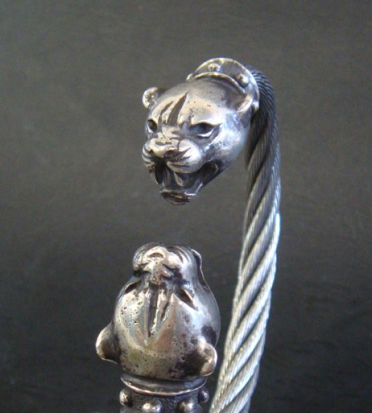 画像2: Panther Cable Wire Bangle (2)