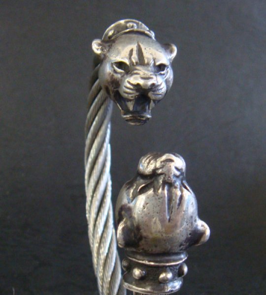 画像3: Panther Cable Wire Bangle (3)