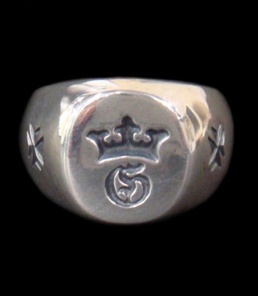 画像1: G&Crown Medium Ring (1)