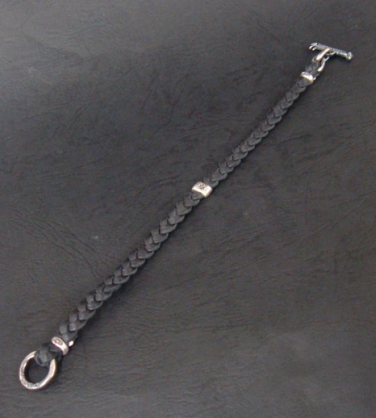 画像3: Quarter H.W.O braid leather bracelet (3)