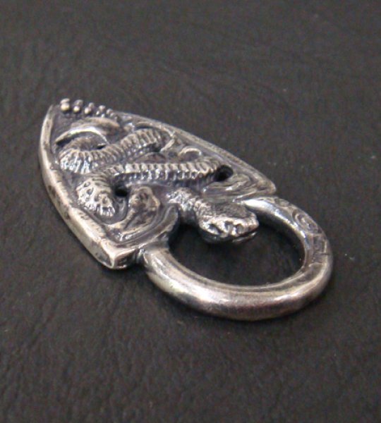 画像2: Large Snake Belt Tip Pendant (2)