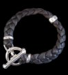 画像1: H.W.O Braid Leather Bracelet (1)