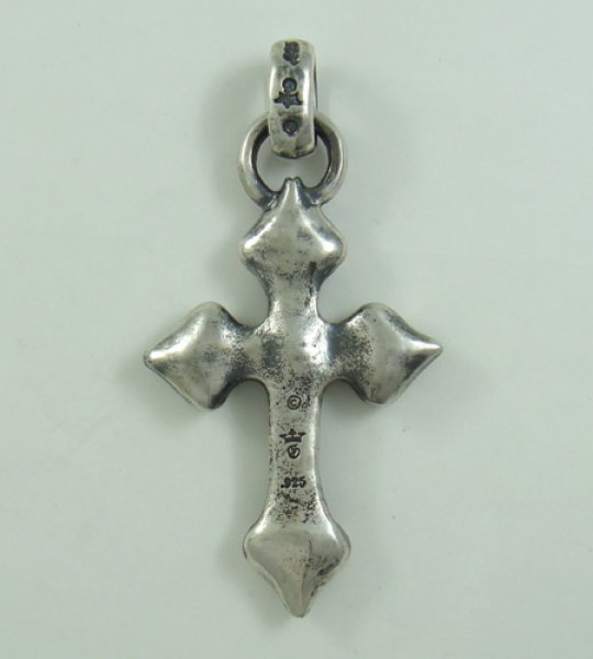 画像4: Quarter 4 Heart Chiseled Cross With H.W.O Pendant (4)