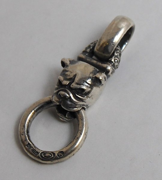 画像3: Bulldog With Chiseled Loop & Smooth H.W.O Pendant (3)